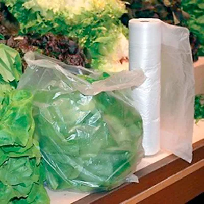 Sac plat biodégradable transparent 35 x 45 cm plastique biosourcé - Rouleau prédécoupé de 500 sacs - Sacs plastique liassés-3
