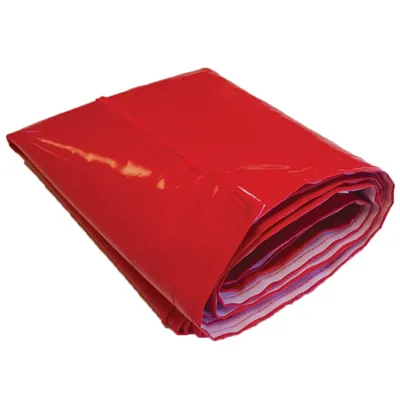 Devant de table PVC Rouge vermillon 350 x 70 cm - Tablier de table - Habillage de table - Tables de marché, étals de marché-2