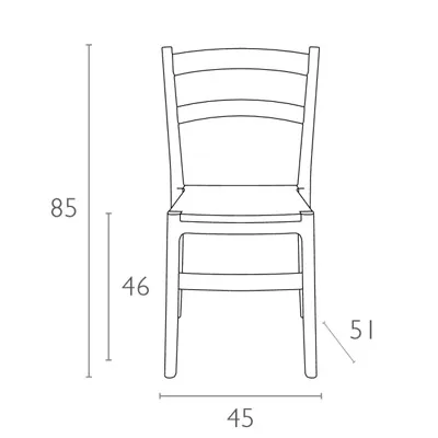 Chaise de réception Tiffany, gris anthracite - Chaises d'intérieur-3