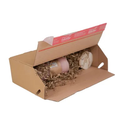 Carton d'expédition Colompac à fond auto et fermeture adhésive 29,4x9,4x13,7 cm - Boîte carton - Lot de 20 - Cartons d'expédition, Boîtes carton-2