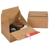 Carton d'expédition Colompac à fond auto et fermeture adhésive Eurobox S 19,4x19,4x8,7 cm - Boîte carton - Lot de 20 - Cartons d'expédition, Boîtes carton