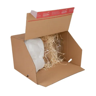 Carton d'expédition Colompac à fond auto et fermeture adhésive Eurobox M 29,4x19,4x13,7 cm - Boîte carton - Lot de 20 - Cartons d'expédition, Boîtes carton-2