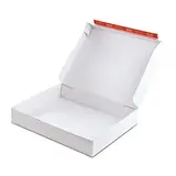 Carton d'expédition aller-retour blanc fermeture adhésive 44,5x37,9x8 cm - Boîte carton - Lot de 20 - Cartons d'expédition, Boîtes carton