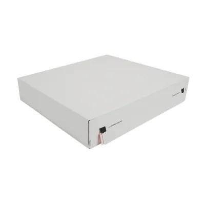 Carton d'expédition aller-retour blanc fermeture adhésive 44,5x37,9x8 cm - Boîte carton - Lot de 20 - Cartons d'expédition, Boîtes carton-3