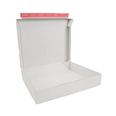 Carton d'expédition aller-retour blanc fermeture adhésive 44,5x37,9x8 cm - Boîte carton - Lot de 20 - Cartons d'expédition, Boîtes carton-4