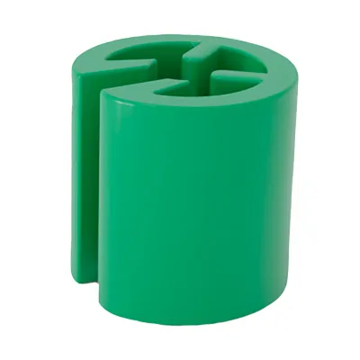 Marque taille neutre vert ø 1 x 1 cm - Indicateur de taille pour cintre - Paquet de 100 - Marques taille pour cintres