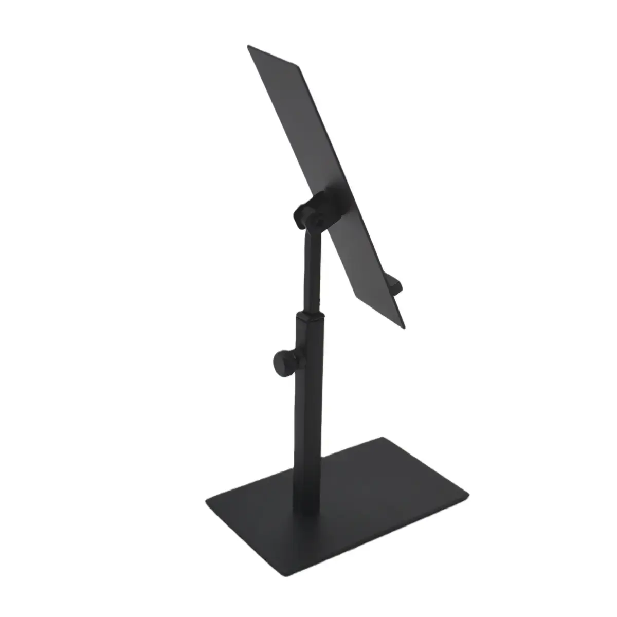 Présentoir chaussure réglable en métal noir H 15 / 22 cm – Support chaussure inclinable pour vitrine et comptoir - Présentoirs chaussures-2