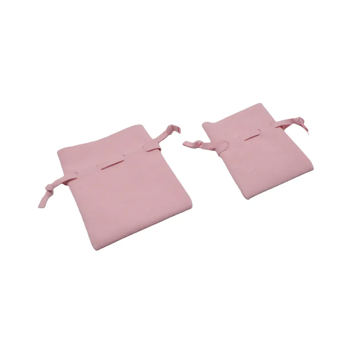 Pochette simili cuir rose 8 x 10 cm – Sachet bijoux avec cordon de serrage - Pochette à bijoux - Lot de 10 - Sachets velours, Pochettes simili cuir-3