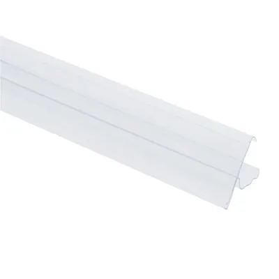 Porte-étiquettes plastique - Ligne Store blanc pas de 25 mm