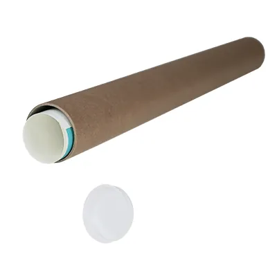 Tube carton triangulaire adhésif 850x10x10 cm – Paquet de 25 - Tubes carton emballage-2