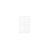 Grille murale 80 x 50 cm Métal - Présentoir grille - Grille d'exposition - Blanc - Lot de 2