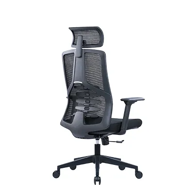 Fauteuil de bureau ergonomique noir BERLIN 3 positions - support lombaire réglable façon colonne vertébrale, têtière réglable, accoudoirs 3D, mousse haute densité - Sièges de bureaux, Fauteuils de bureaux-3