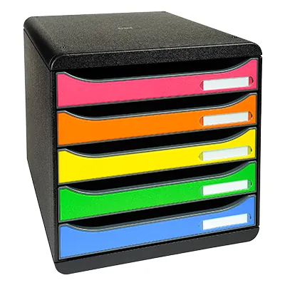 Bloc de classement Iderama noir/arlequin 34,7 × 27,8 × 27,1 cm - Modules de classement-4