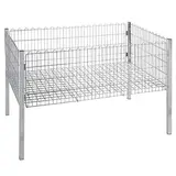 Bac soldeur sur pied fil zinc 120 x 80 x 80 cm - Soldeur corbeille - Bac de fouille - Bac soldeur - Bacs soldeurs, Bacs de fouille