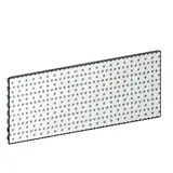 Fond tôle perforé, pas de 25 mm - Ligne Store blanc pas de 25 mm