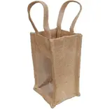 Sacs jute carré à fenêtre 1 pot - Sacs jute