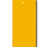 Étiquettes à trou papier cartonné pour pistolet textile 50 x 100 mm, Jaune - Lot de 250 - Étiquettes à trou
