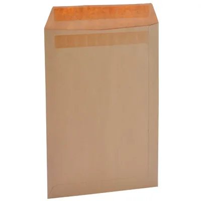 Pochette C4 kraft brun sans fenêtre La Couronne 229 x 324 mm 90g – Boîte de 250 - Pochettes kraft-4