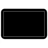 Étiquettes cadeaux adhésives noires vierges 38 x 25 mm - Boîte de 500 - Étiquettes cadeaux adhésives