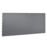 Fond tôle plein d'angle intérieur - Ligne Store gris métallisé pas de 25 mm
