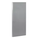 Fond tôle plein d'angle extérieur - Ligne Store gris métallisé pas de 25 mm