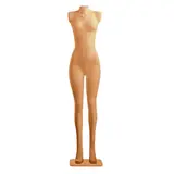 Mannequin vitrine Femme sans tête et sans bras chair H 182 cm HDPE - Mannequins femmes