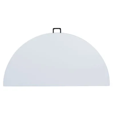 Table ronde pliante portable plastique HDPE blanc ø 154 x H 74 cm - Table pliable ronde - Table de réception ronde - Tables pliantes, Tables traiteur-2