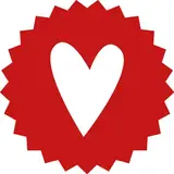 Etiquette Fête des mères Coeur ø 35 mm - Sticker Fête des mères - Rouleau de 500 - Étiquettes et Bons cadeaux St Valentin