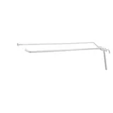 Broche simple avec tige T pour présentoir grille L 20 cm x ø 4 mm Métal blanc - Lot de 10 - Tiges et Bras pour grilles