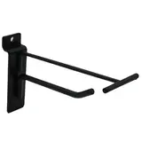 Tiges simples noir sablé - L 10 cm - avec tige pour porte-étiquette - Broches