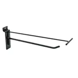Tiges simples noir sablé - L 20 cm - avec tige pour porte-étiquette - Broches