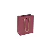 Sacs kraft luxe poignées cordelières - framboise - 12+6x15cm - Sacs cadeaux, Boîtes cadeaux & Coffrets fête des pères