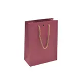 Sacs kraft luxe poignées cordelières - framboise - 16+8x22cm - Sacs cadeaux, Boîtes cadeaux & Coffrets fête des pères