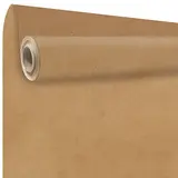 Papier cadeau kraft brun 70 cm x 100 m 60 g/m² - Résistant à l'eau – le rouleau - Papiers cadeaux unis