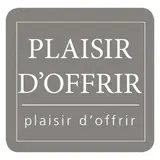 Étiquettes cadeaux adhésives Plaisir d'offrir Gris 35 x 35 mm - Boîte de 500 - Étiquettes cadeaux adhésives