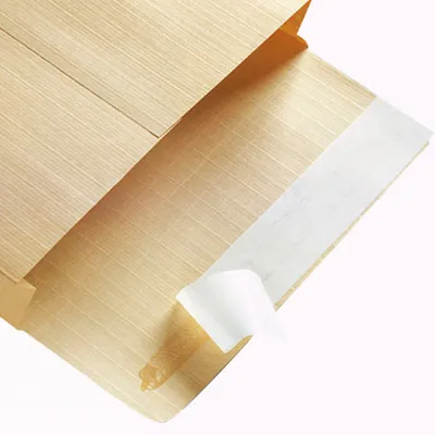 Pochette avec soufflets C4 kraft brun sans fenêtre La Couronne 229 x 324 mm 130g – Paquet de 25 - Enveloppes blanches, Enveloppes kraft-5
