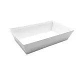 Corbeille carton rectangulaire blanc 33 x 20 x 7,4 cm, paquet de 10 - Corbeilles Noël