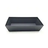 Corbeille carton rectangulaire noir 33 x 20 x 7,4 cm, paquet de 10 - Corbeilles Noël