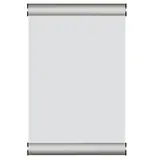 Cadre de porte aluminium A5 - gris - Cadres clic clac, Cadres de porte