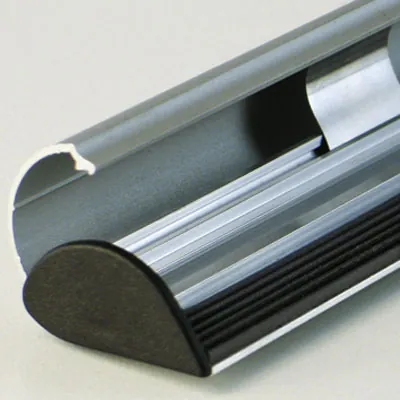 Cadre de porte aluminium A4 - gris - Porte-visuels muraux - à suspendre-2