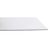 Tablette transparente verre trempé pour rayonnage magasin 80 x 20 cm, ép. 6 mm - Verre clair - Lot de 2 - Tablettes Verre