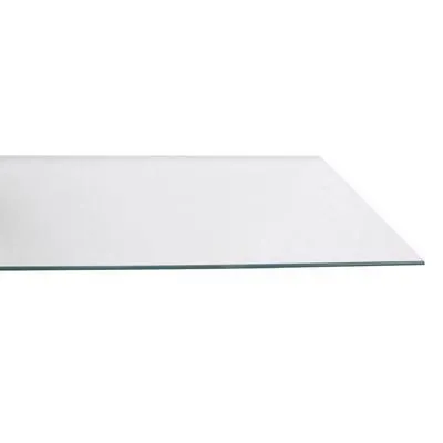 Tablette transparente verre trempé pour rayonnage magasin 80 x 40 cm, ép. 6 mm - Verre clair - Lot de 2 - Tablettes Verre
