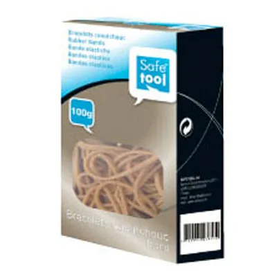 Bracelet élastique caoutchouc blonds fins 40 x 1,8 mm 100g - Bracelets élastiques caoutchouc