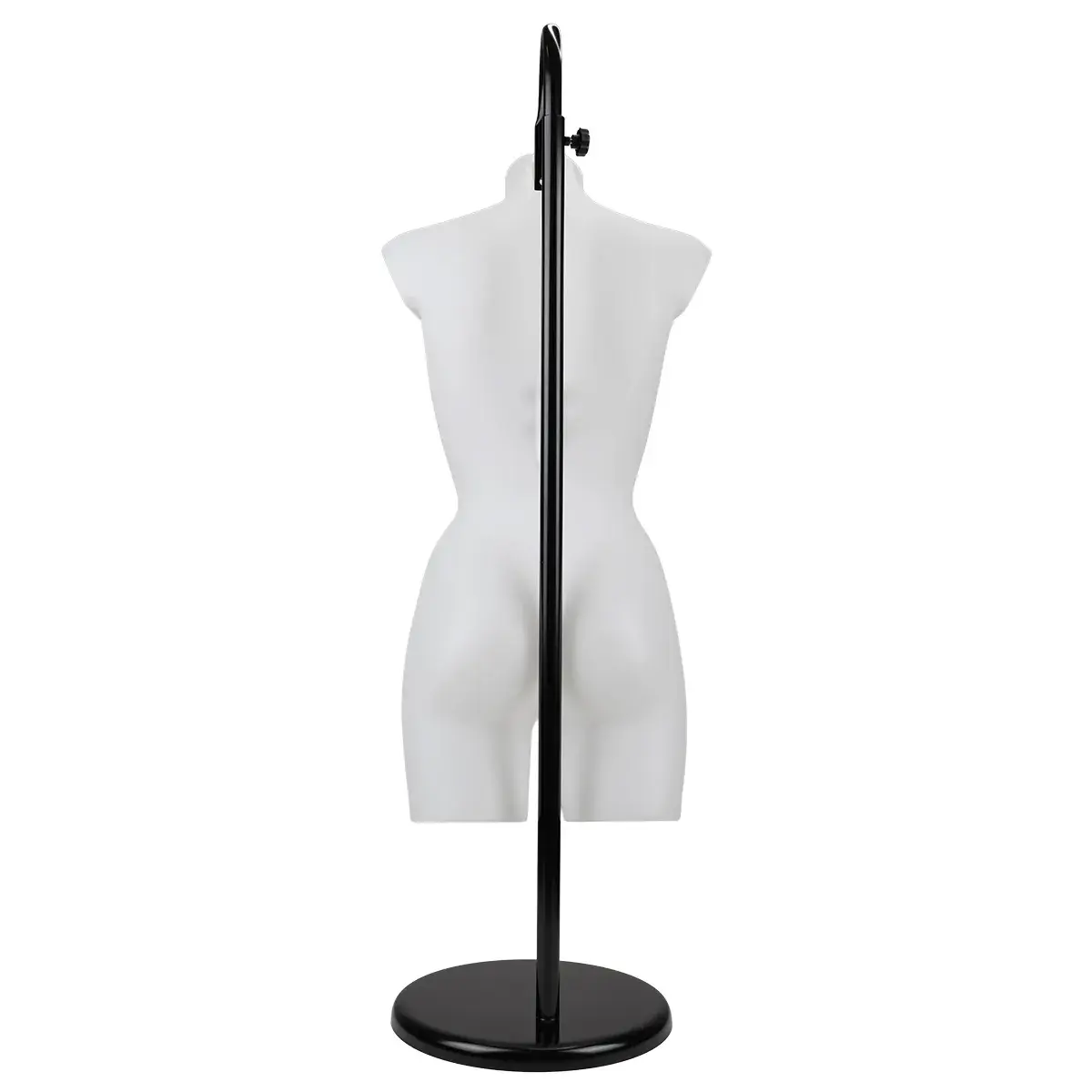 Buste femme plastique H 82 cm - Torse femme plastique - Blanc - Bustes ECO-11