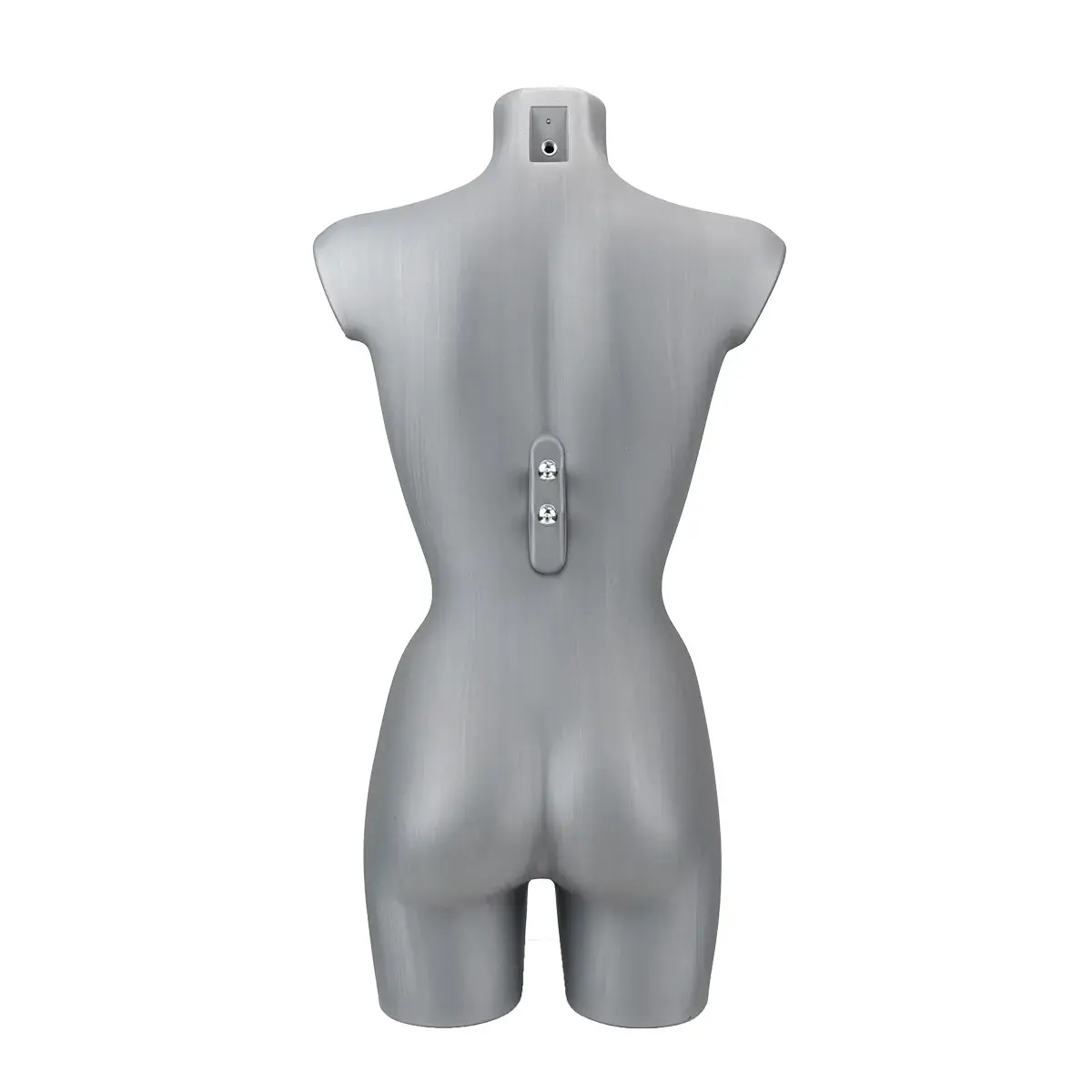 Buste femme plastique H 82 cm - Torse femme plastique - Gris - Bustes ECO-3
