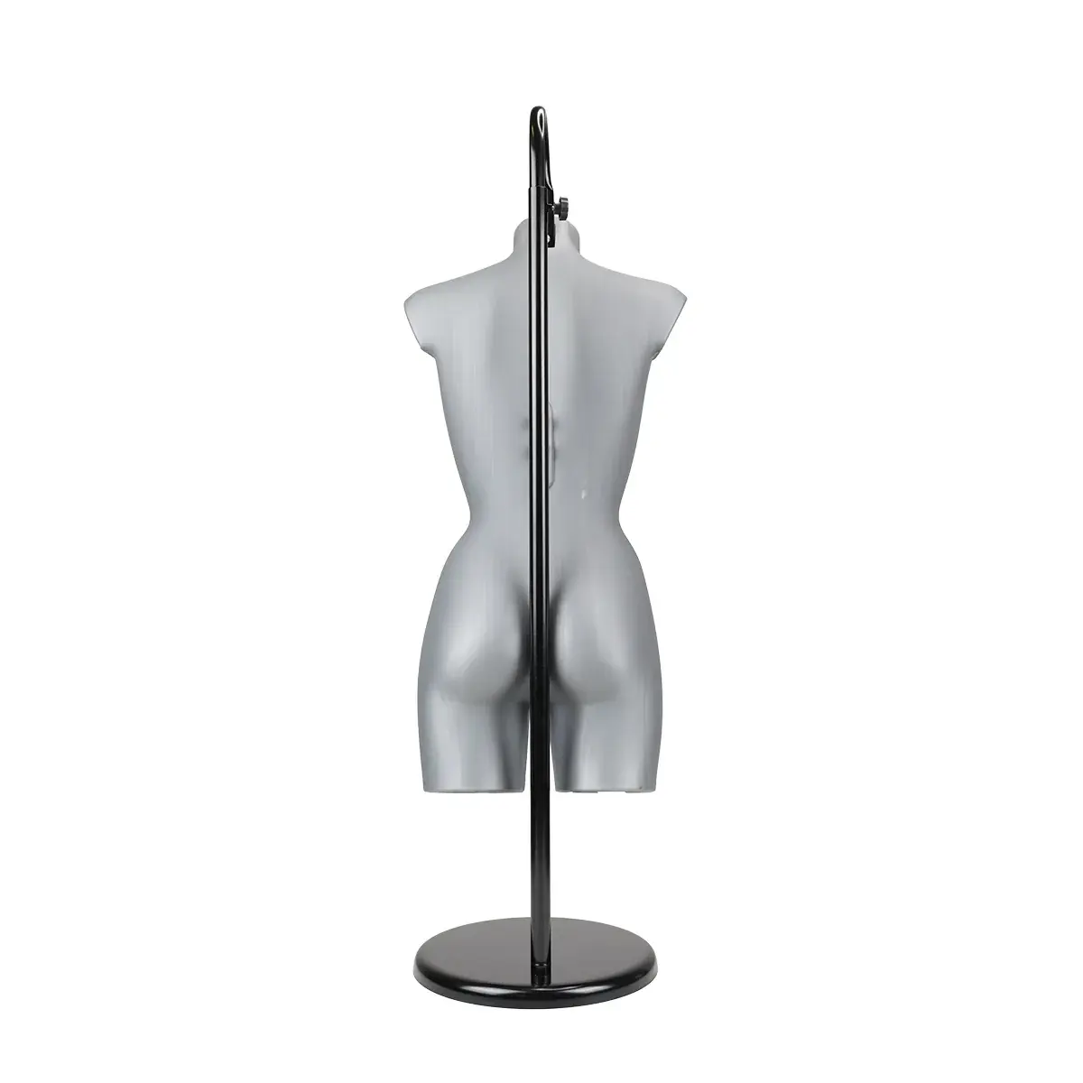 Buste femme plastique H 82 cm - Torse femme plastique - Gris - Bustes ECO-9