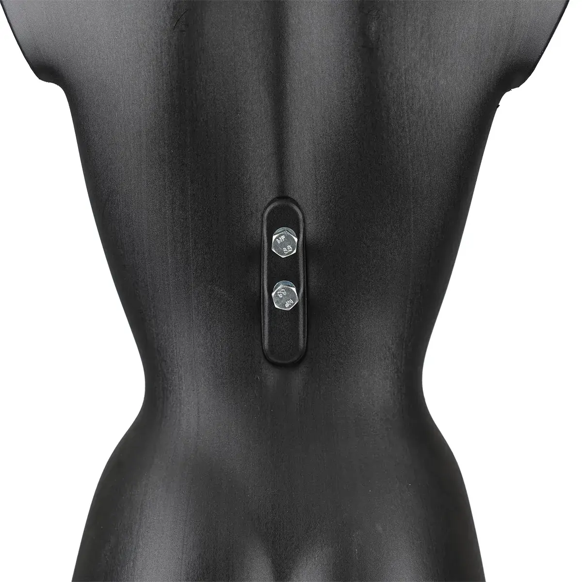 Buste femme plastique H 82 cm - Torse femme plastique - Noir - Bustes ECO-4