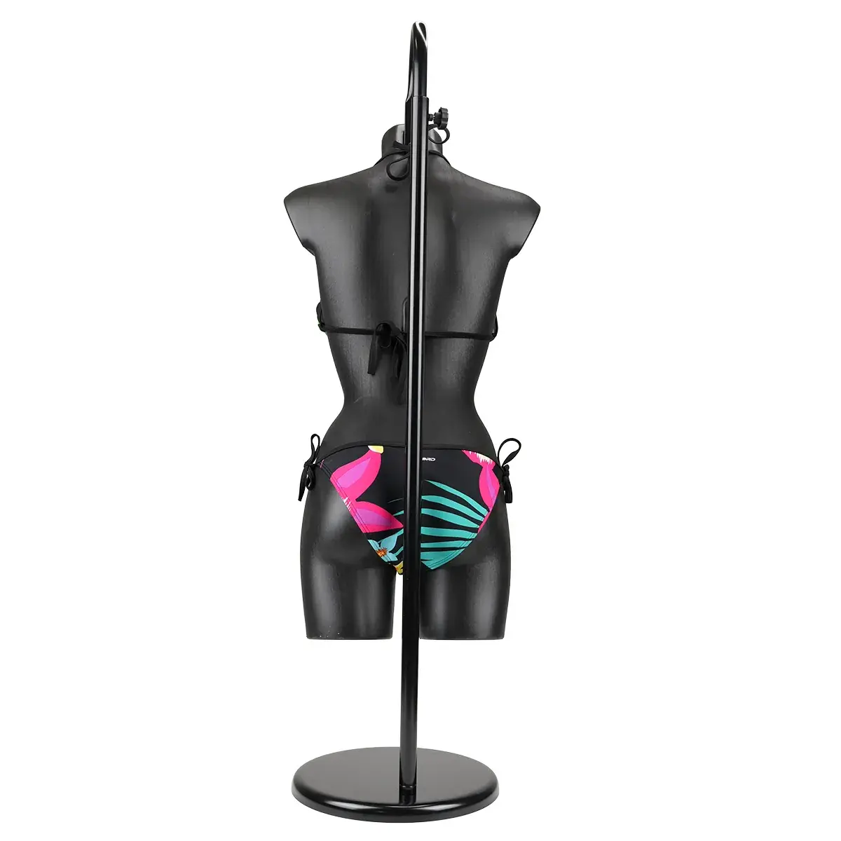 Buste femme plastique H 82 cm - Torse femme plastique - Noir - Bustes ECO-9