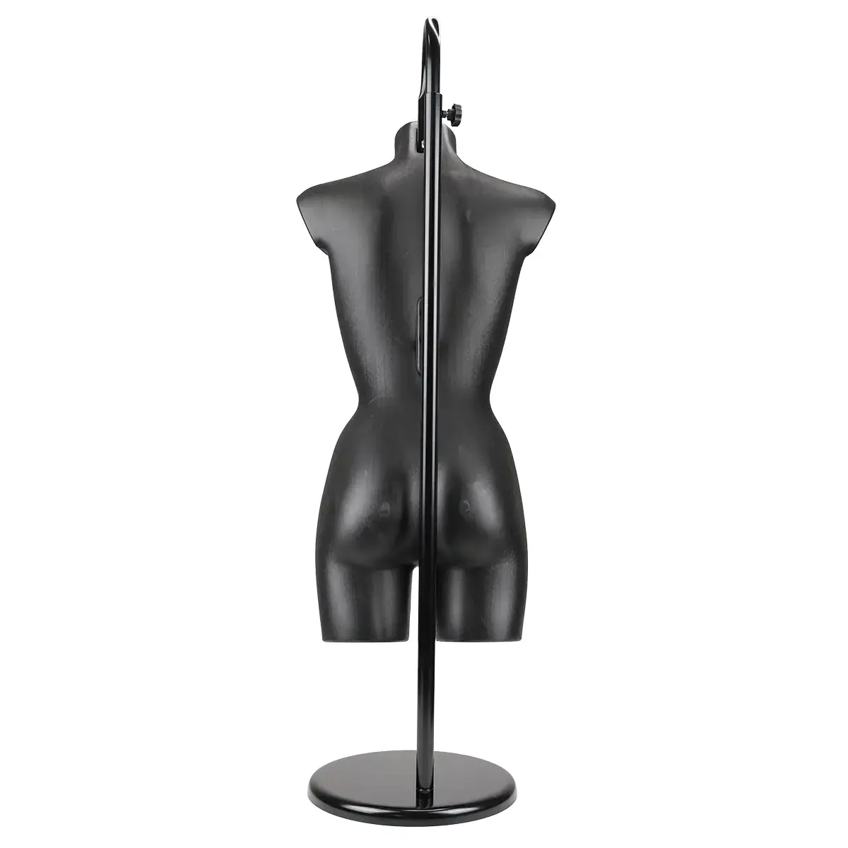 Buste femme plastique H 82 cm - Torse femme plastique - Noir - Bustes ECO-10