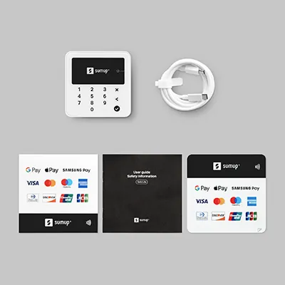 Terminal de paiement SumUp Solo Lite – TPE SumUp, 1000 transactions par charge, bluetooth, blanc - Encaissement mobile-7